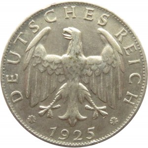 Niemcy, Republika Weimarska, 2 marki 1925 D, Monachium
