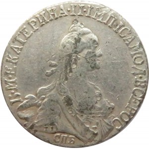 Rosja, Katarzyna II, 20 kopiejek 1772 CPB, falsyfikat z epoki