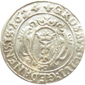 Zygmunt III Waza, grosz 1624, Gdańsk, ładny