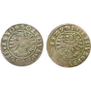 Zygmunt I Stary, lot 2 szelągów 1529-1530, Toruń (R1)