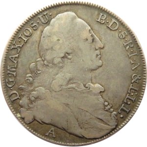 Niemcy, Bawaria, Maksymilian Józef, talar 1774 A, Amberg