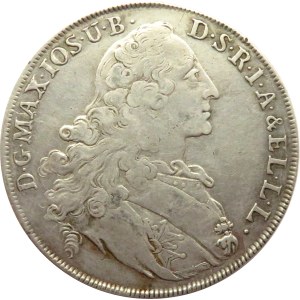 Niemcy, Bawaria, Maksymilian Józef, talar 1766, Monachium