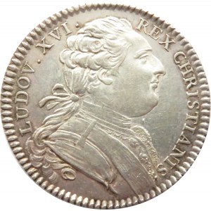 Francja, Ludwik XVI, żeton Bretania (Zgromadzenie Stanów) 1780
