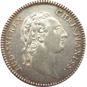 Francja, Ludwik XVI, żeton Bretania (Zgromadzenie Stanów) 1774