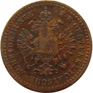 Austria/Węgry, 5/10 kreuzer (krajcara) 1861 B, Kremnica