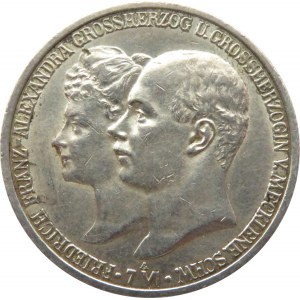 Niemcy, Meklemburgia, Fryderyk Franz 2 marki 1904 A, Berlin