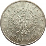 Polska, II RP, Józef Piłsudski, 10 złotych 1937, Warszawa