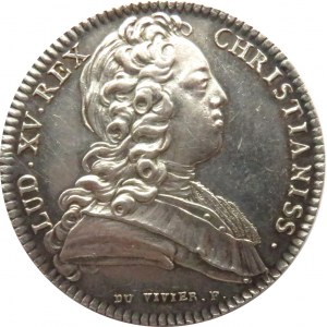 Francja, Ludwik XV, żeton Bretania (Zgromadzenie Stanów) 1726