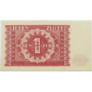 Polska, RP, 1 złotych 1946, bez oznaczenia serii, UNC