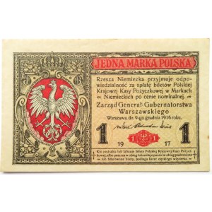 Polska, II RP, 1 marka 1916, Generał, seria B, UNC-
