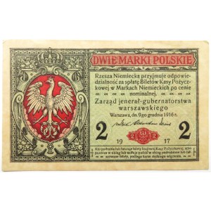Polska, II RP, 2 marki 1917 jenerał, seria A
