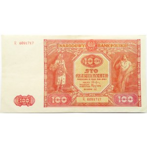 Polska, RP, 100 złotych 1946, seria R, rzadkie