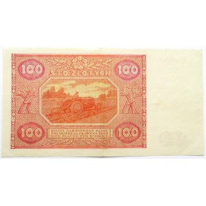 Polska, RP, 100 złotych 1946, seria R, rzadkie