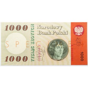Polska, PRL, 1000 złotych 1965, seria A, SPECIMEN