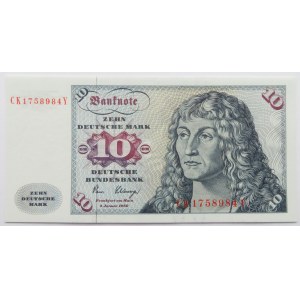 Niemcy, 10 marek 1980, seria CK, UNC