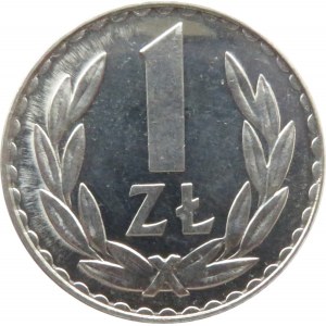 Polska, PRL, 1 złoty 1981, IDEALNE, UNC