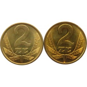 Polska, PRL, 2 złote 1978, 2 odmiany, IDEALNE, UNC