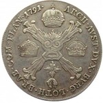 Austria, Leopold II, 1/4 talara 1791 A, Wiedeń