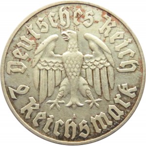 Niemcy, 2 marki 1933 A, Martin Luther, Berlin