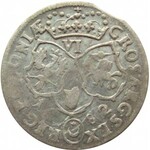 Jan III Sobieski, szóstak 1682, Bydgoszcz, duża 2 w dacie, 12 klejnotów w koronie