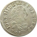 Jan III Sobieski, szóstak 1683 TLB, Bydgoszcz, herb Jelita, 10 klejnotów w koronie