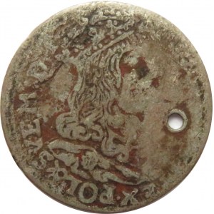 Jan II Kazimierz, trojak 1662 AT, Kraków, bez odwódki