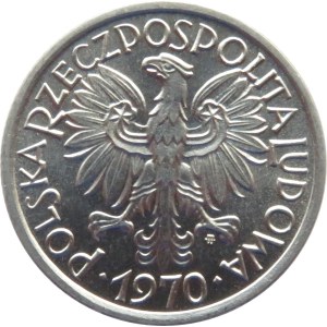 Polska, PRL, Jagody, 2 złote 1970, UNC