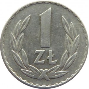 Polska, PRL, 1 złoty 1957, Warszawa, ładny egzemplarz