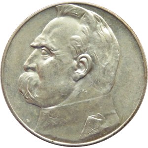 Polska, II RP, Józef Piłsudski, 5 złotych 1936, piękny