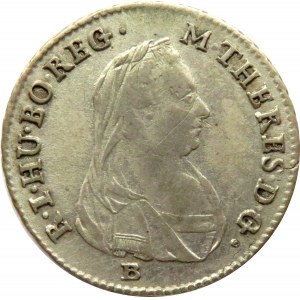 Austria, Maria Teresa, 3 krajcary 1778 B, Kremnica, ładny egzemplarz