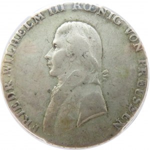 Niemcy, Prusy, Fryderyk Wilhelm III, talar 1802 A, Berlin, PCGS VF30
