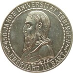 Niemcy, Republika Weimarska, 5 marek 1927, 450 lat Uniwersytetu w Tubingen, Stuttgart, UNC