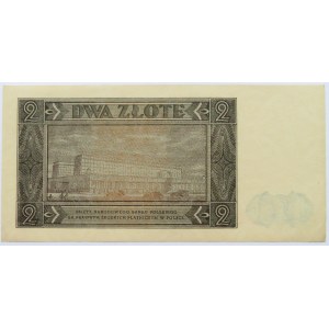 Polska, RP, 2 złote 1948, seria AL, UNC