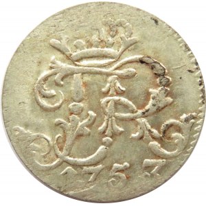 Pomorze, Fryderyk II Wielki, 1/24 talara 1753 G, Szczecin, piękne