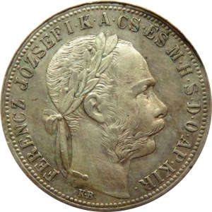 Austro-Węgry, Franciszek Józef I, 1 floren 1890, Kremnica