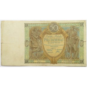 Polska, II RP, 50 złotych 1925, seria I, rzadkie