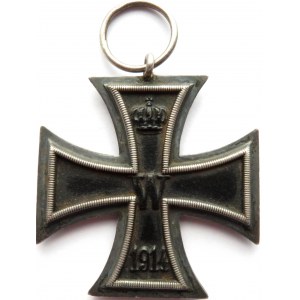 Niemcy, Krzyż żelazny 1914, I wojna światowa, sygnowany LW, wyt. nieznany