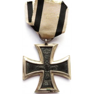 Niemcy, Krzyż żelazny 1914, I wojna światowa, ze wstążką, sygnowany KO
