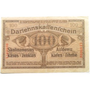 Polska/Niemcy, Kowno 100 marek 1918 OST, bez serii
