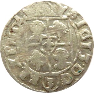 Zygmunt III Waza, półtorak 1616, Bydgoszcz, herb Sas, odwrócone litery N i ozdobna tarcza, nienotowany!