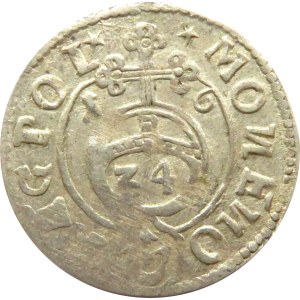 Zygmunt III Waza, półtorak 1616, Bydgoszcz, herb SAS, odwrócone litery N