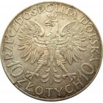 Polska, II RP, Romuald Traugutt, 10 złotych 1933, Warszawa, piękny