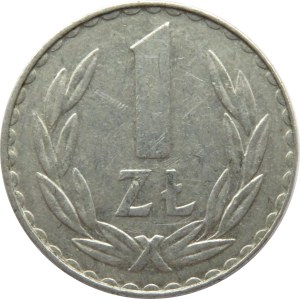 Polska, PRL, 1 złoty 1978 ze znakiem mennicy, Warszawa, inny krój 8