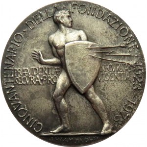 Włochy, medal upamiętniający 50-lecie Towarzystwa Ubezpieczeniowego 1923-1973