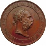Austria, medal Ogólnoświatowa Wystawa w Wiedniu 1873, Franciszek Józef I -
