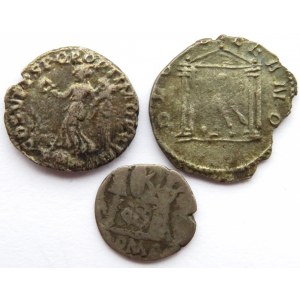 Rzym, Cesarstwo, lot 3 srebrnych monet