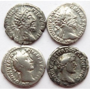Rzym, lot denarów II w n.e., Antoninus Pius, Marek Aureliusz, Kommodus