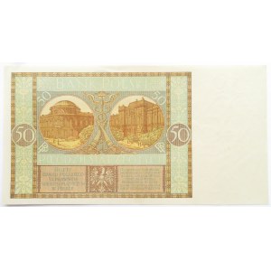 Polska, II RP, 50 złotych 1929, seria EI, UNC/UNC-