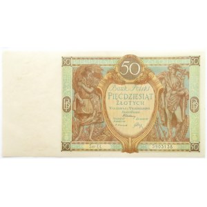 Polska, II RP, 50 złotych 1929, seria EŁ, UNC/UNC-
