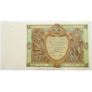 Polska, II RP, 50 złotych 1929, seria EP, UNC/UNC-
